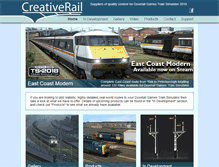 Tablet Screenshot of creativerail.co.uk